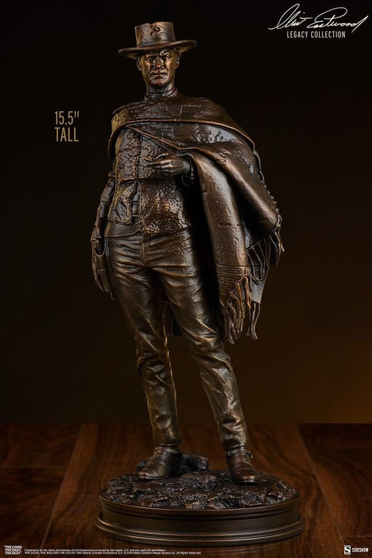 The Good, The Bad and the Ugly Statue The Man with No Name (Faux Bronze) 39 cm