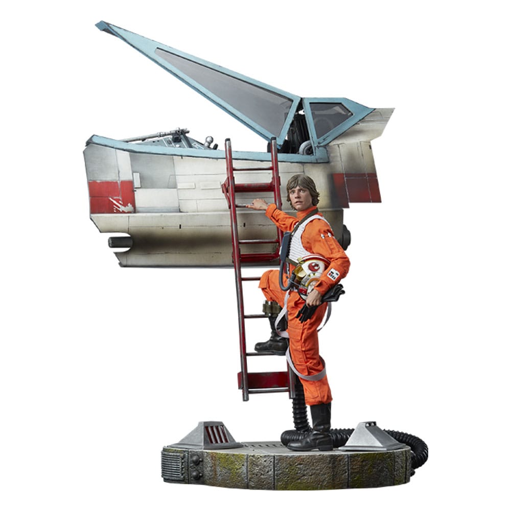 Star Wars Premium Format Statue Luke Skywalker & X-Wing: Red Five, Standing By 76 cm Sideshow Collectibles