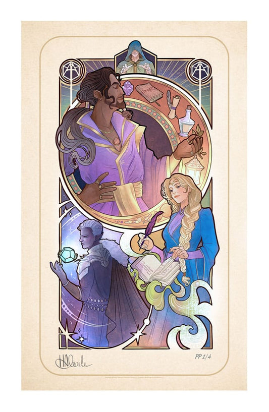Critical Role Art Print Matthew Mercer: 10th Anniversary Art Nouveau Illustrations 46 x 28 cm - unframed Sideshow Collectibles