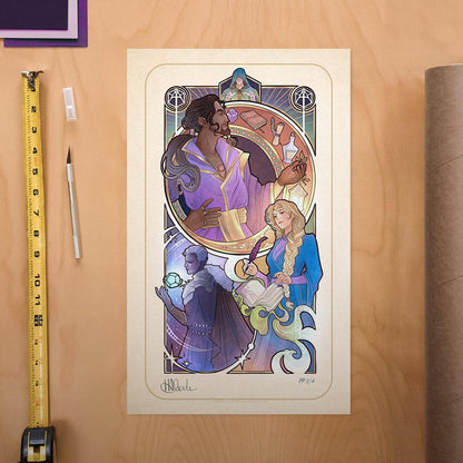 Critical Role Art Print Matthew Mercer: 10th Anniversary Art Nouveau Illustrations 46 x 28 cm - unframed Sideshow Collectibles