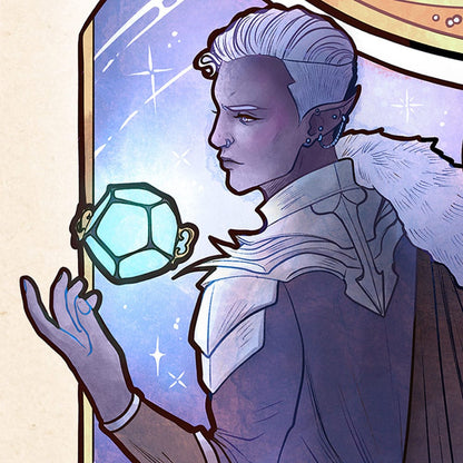 Critical Role Art Print Matthew Mercer: 10th Anniversary Art Nouveau Illustrations 46 x 28 cm - unframed Sideshow Collectibles