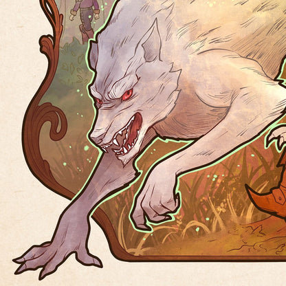 Critical Role Art Print Travis Willingham: 10th Anniversary Art Nouveau Illustrations 46 x 28 cm - unframed