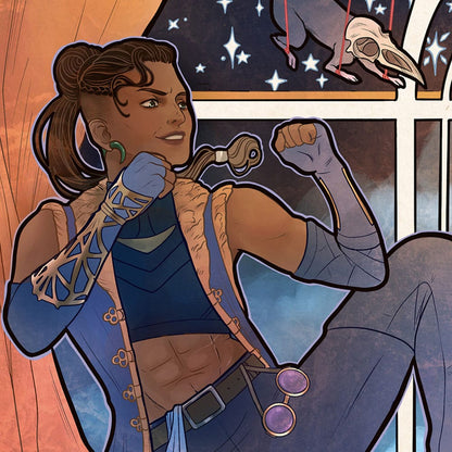 Critical Role Art Print Marisha Ray: 10th Anniversary Art Nouveau Illustrations 46 x 28 cm - unframed Posters &
