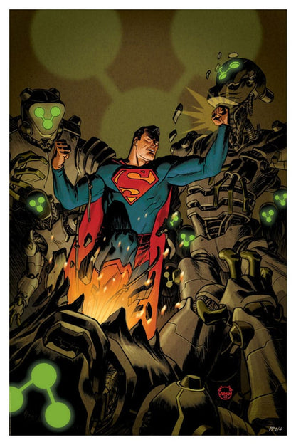 DC Comics Art Print Superman Space Age 61 x 41 cm - unframed Sideshow Collectibles