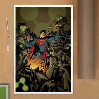 DC Comics Art Print Superman Space Age 61 x 41 cm - unframed Sideshow Collectibles