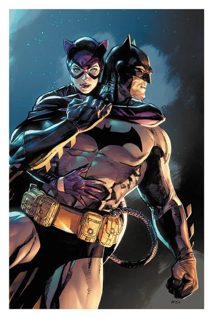 DC Comics Art Print Batman & Catwoman 61 x 41 cm - unframed Sideshow Collectibles