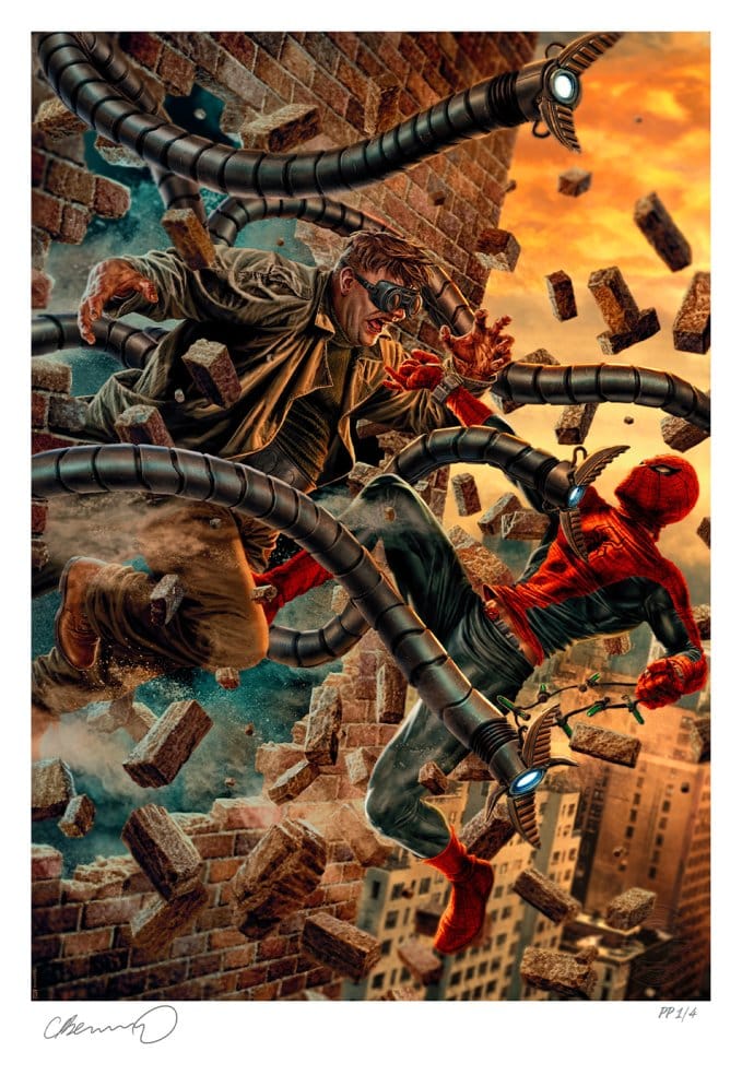 Marvel Art Print The Amazing Spider-Man vs Doc Ock 46 x 61 cm - unframed