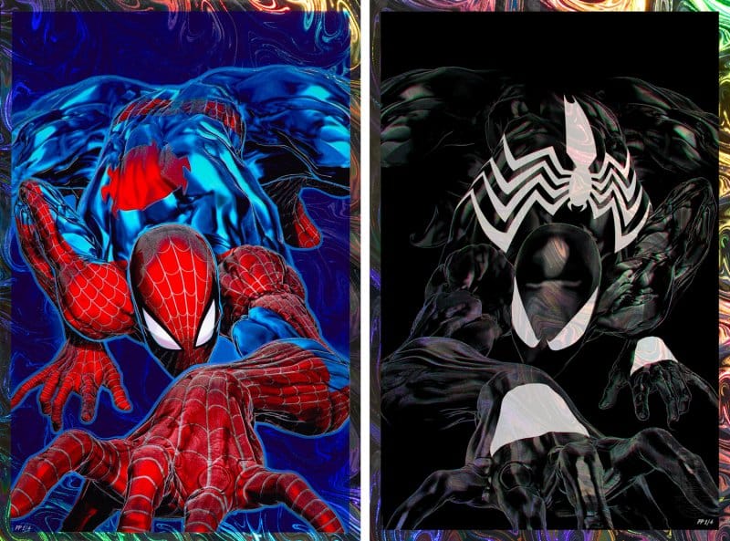 Marvel Set of 2 Art Prints Spider-Man '94 Deluxe Set 61 x 41 cm - unframed Sideshow Collectibles