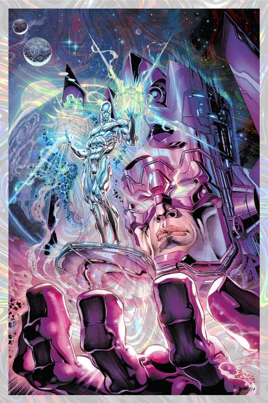 Marvel Fine Art Print Death of the Silver Surfer 41 x 61 cm - unframed