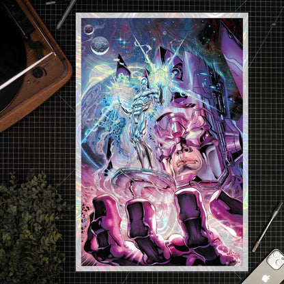 Marvel Fine Art Print Death of the Silver Surfer 41 x 61 cm - unframed