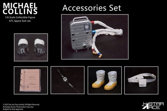 Apollo 11 Accessories for 1/6 Action figure Michael Collins Star Ace Toys