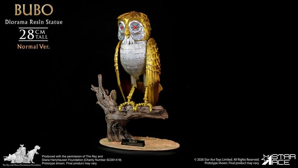 Ray Harryhausens Diorama Resin Statue Bubo Normal Ver. 28 cm Star Ace Toys