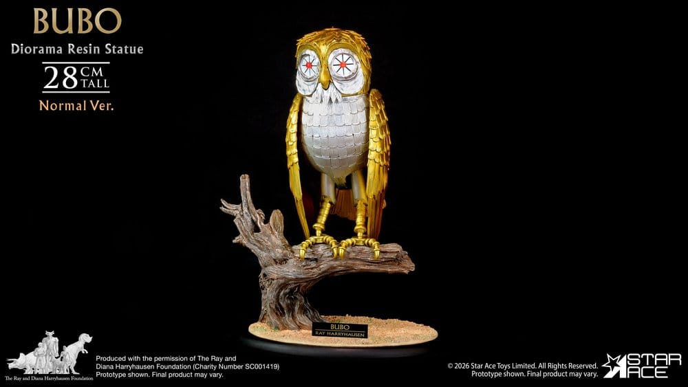 Ray Harryhausens Diorama Resin Statue Bubo Normal Ver. 28 cm Star Ace Toys