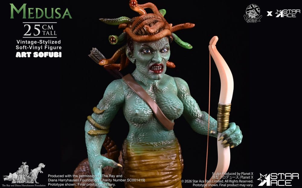 Ray Harryhausen Soft Vinyl Statue Medusa (Vintage-Style) 25 cm Star Ace Toys