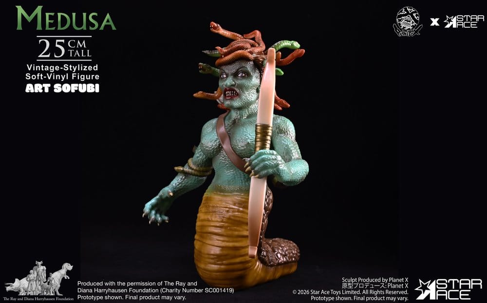 Ray Harryhausen Soft Vinyl Statue Medusa (Vintage-Style) 25 cm Star Ace Toys