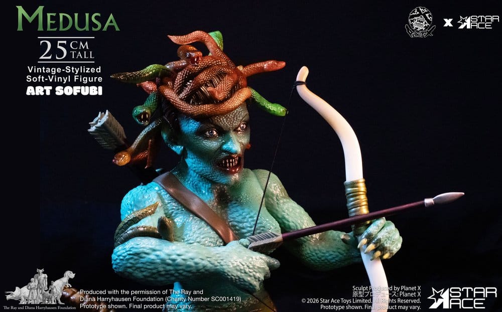 Ray Harryhausen Soft Vinyl Statue Medusa (Vintage-Style) 25 cm Star Ace Toys