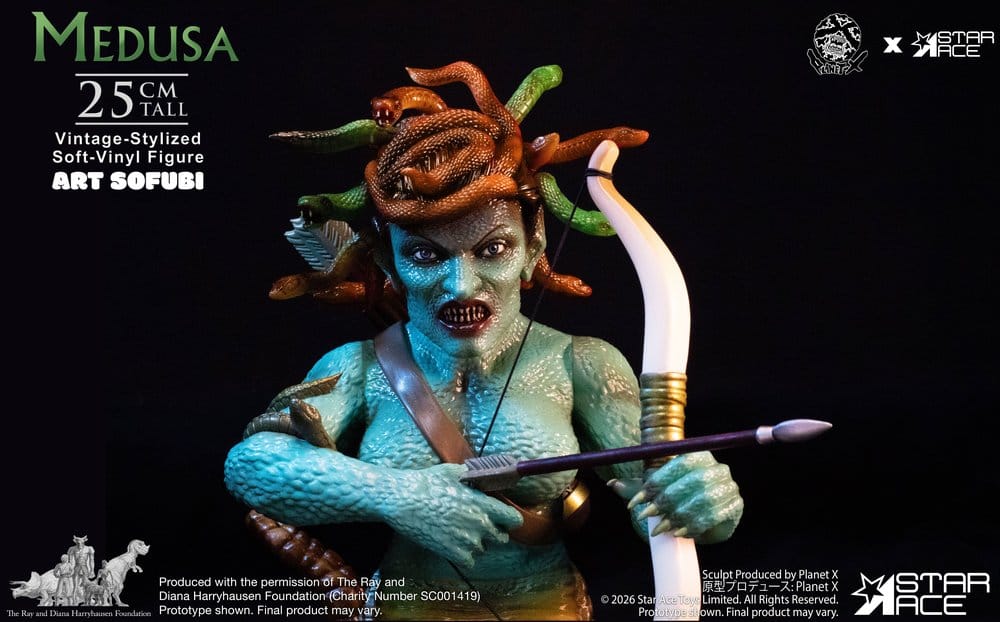 Ray Harryhausen Soft Vinyl Statue Medusa (Vintage-Style) 25 cm Star Ace Toys