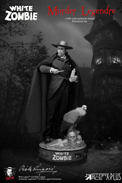 White Zombie Statue 1/4 Murder Legendre Monotone Ver. 52 cm