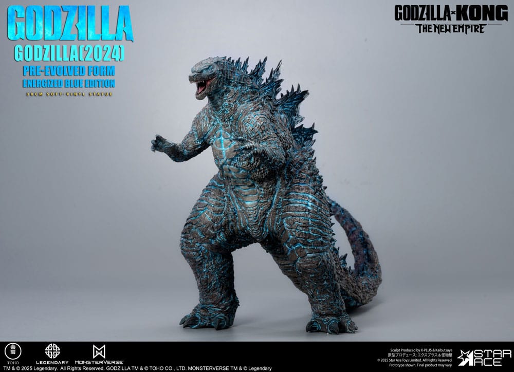 Godzilla vs. Kong: The New Empire Soft Vinyl Statue Godzilla (2024) Evolved Blue Edition 28 cm Star Ace Toys