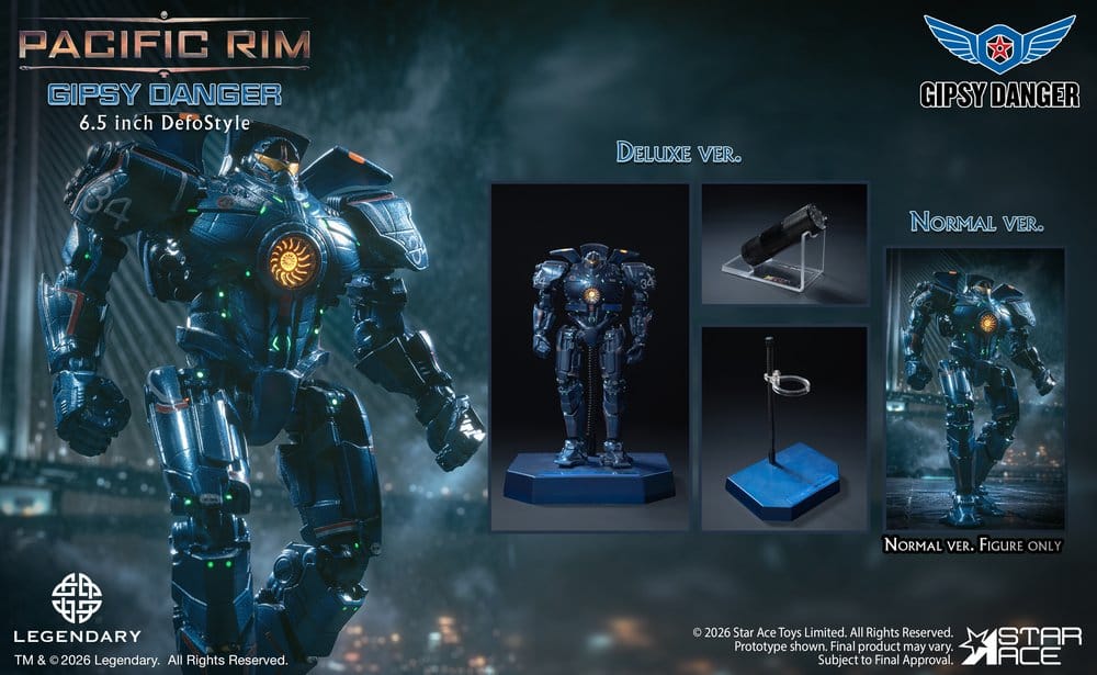 &nbsp;Pacific Rim DefoStyle Figure 2-Pack Gipsy Danger &amp; Cherno Alpha DX 17 cm