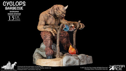 Ray Harryhausen Diorama 1/8 Cyclops Barbecue Scene 17 cm Star Ace Toys