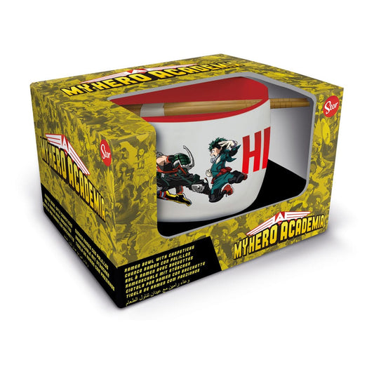 My Hero Academia Ramen Bowl with Chopsticks Jump - [New]