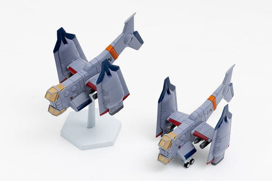 Rebuild of Evangelion SYUTO Tiny Scale Plastic Model Kit UNAF Close Air Support VTOL Aircraft YAGR-3B 5 cm