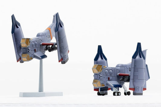 Rebuild of Evangelion SYUTO Tiny Scale Plastic Model Kit UNAF Close Air Support VTOL Aircraft YAGR-3B 5 cm
