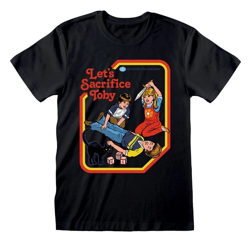 Steven Rhodes T-Shirt Lets Sacrifice Toby Black Size S