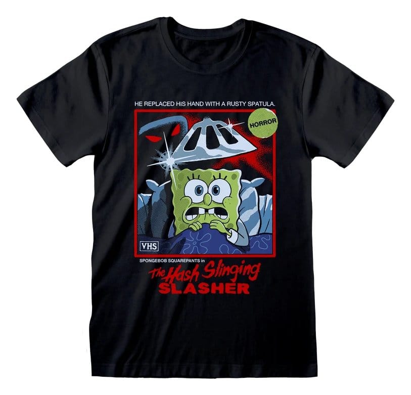 Steven Rhodes x SpongeBob SquarePants T-Shirt The Hash Slinging Black Size XL
