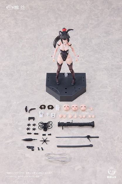 Bunny Rapid Action Squad Action Figure 1/12 Attacker Runa 16 cm
