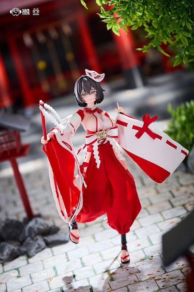 Combat Priestess Action Figure 1/12 Kikyou Uefuji 15 cm Sushing