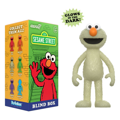 Sesame Street ReAction Action Figures 10 cmWave 04 Elmo Blind Box Display (12) Super7