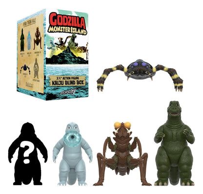 Godzilla Toho (Monster Island) Action Figure Wave 13 Blind Box Display (12) Super7