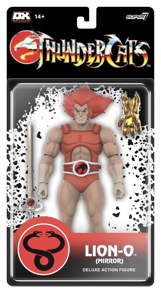 Thundercats DELUXE Action Figure Wave 04 Lion-O (Mirror) Super7
