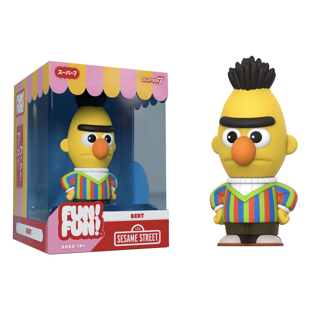 Sesame Street FUN! FUN! Vinyl Action Figure Wave 02 Bert 13 cm Super7