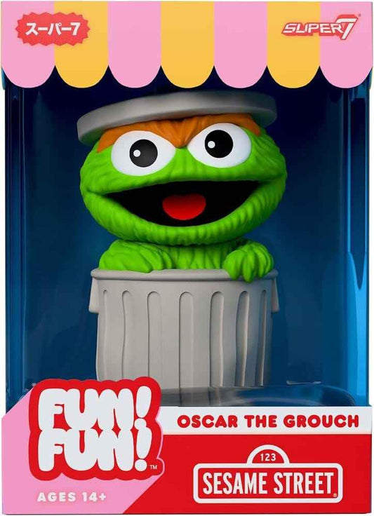Sesame Street Fun! Fun! Soft Vinyl Figur Wave 01 - Oscar the Grouch 18 cm