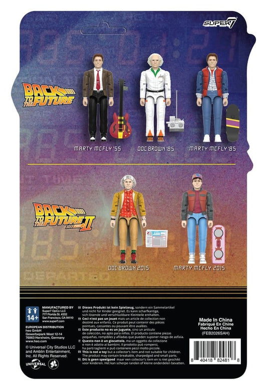 Back to the Future ReAction+ Action Figure Wave 02 Dr. Emmett Brown (2015)