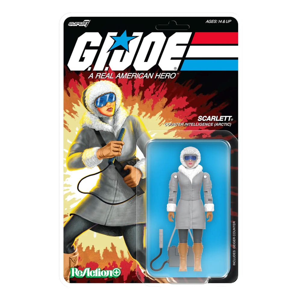 GI Joe ReAction+ Action Figure Wave 06 Arctic Scarlett 10 cm Super7