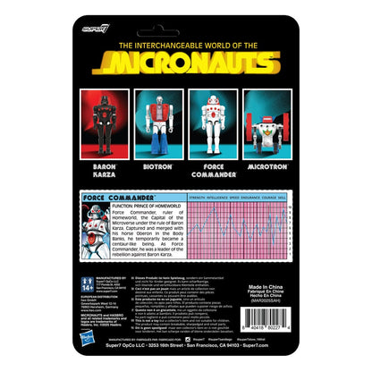 Micronauts ReAction+ Action Figure Force Commander 9 cm Super7