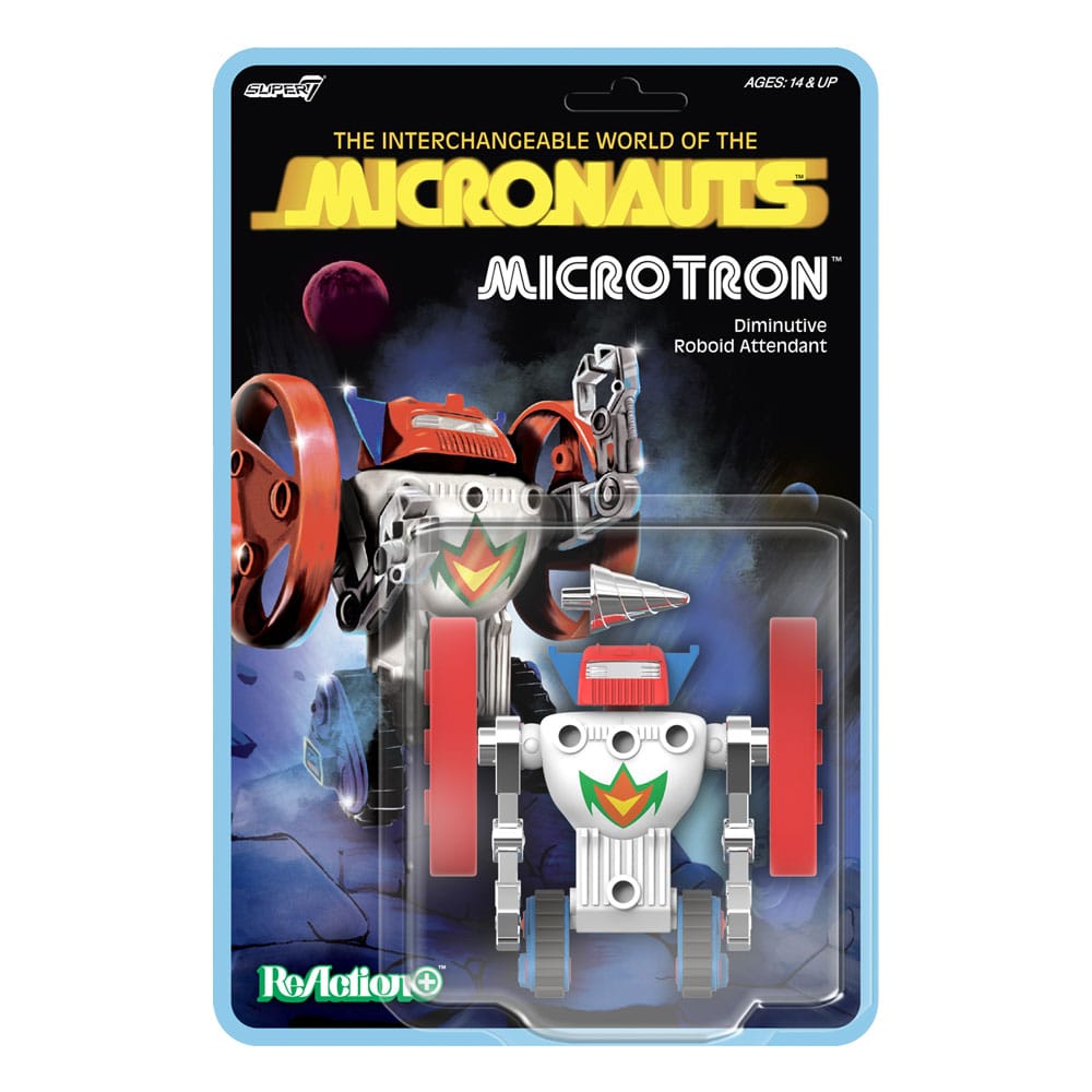 Micronauts ReAction+ Action Figure Microtron 9 cm Super7