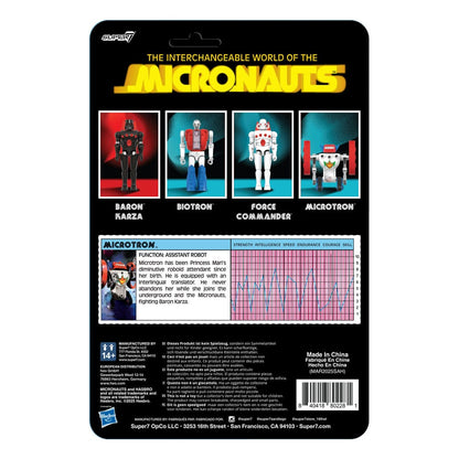 Micronauts ReAction+ Action Figure Microtron 9 cm Super7