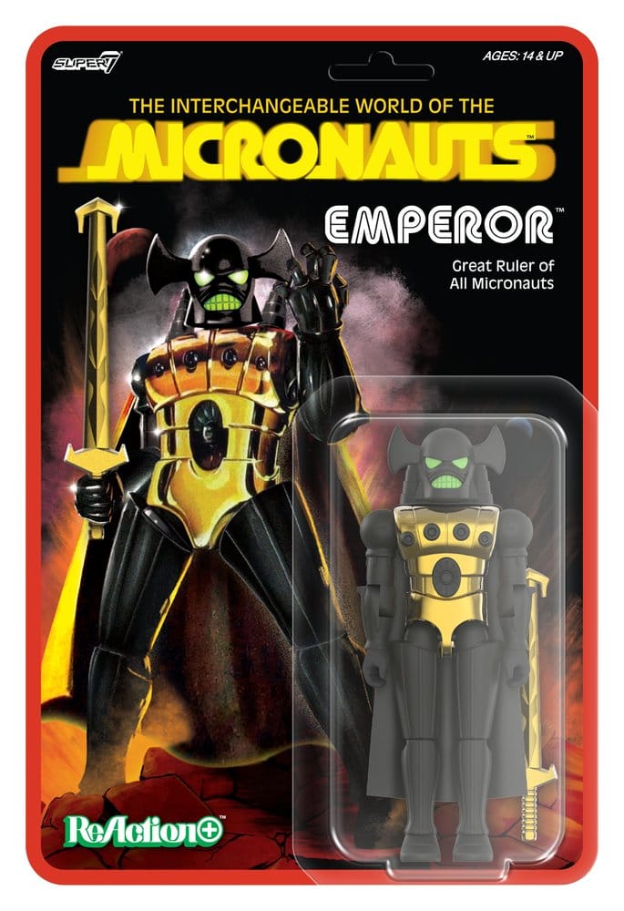 Micronauts ReAction+ Action Figure Wave 03 Emperor 10 cm Super7
