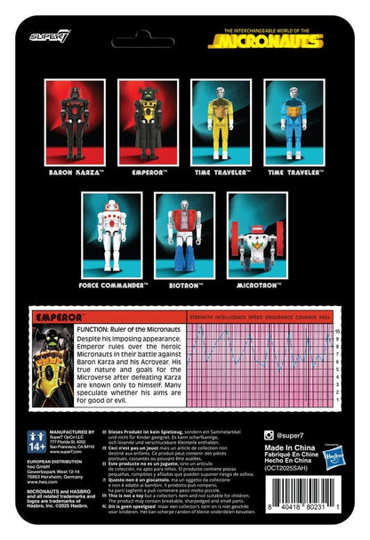 Micronauts ReAction+ Action Figure Wave 03 Emperor 10 cm Super7