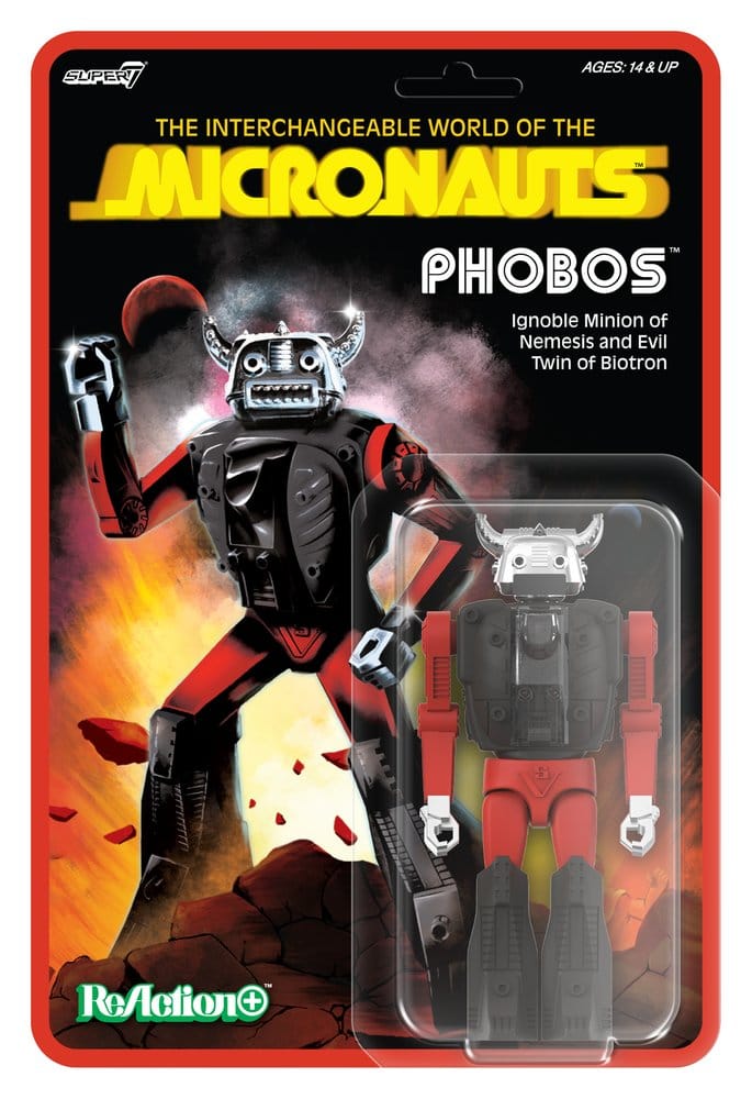 Micronauts ReAction+ Action Figure Wave 04 Phobos Super7
