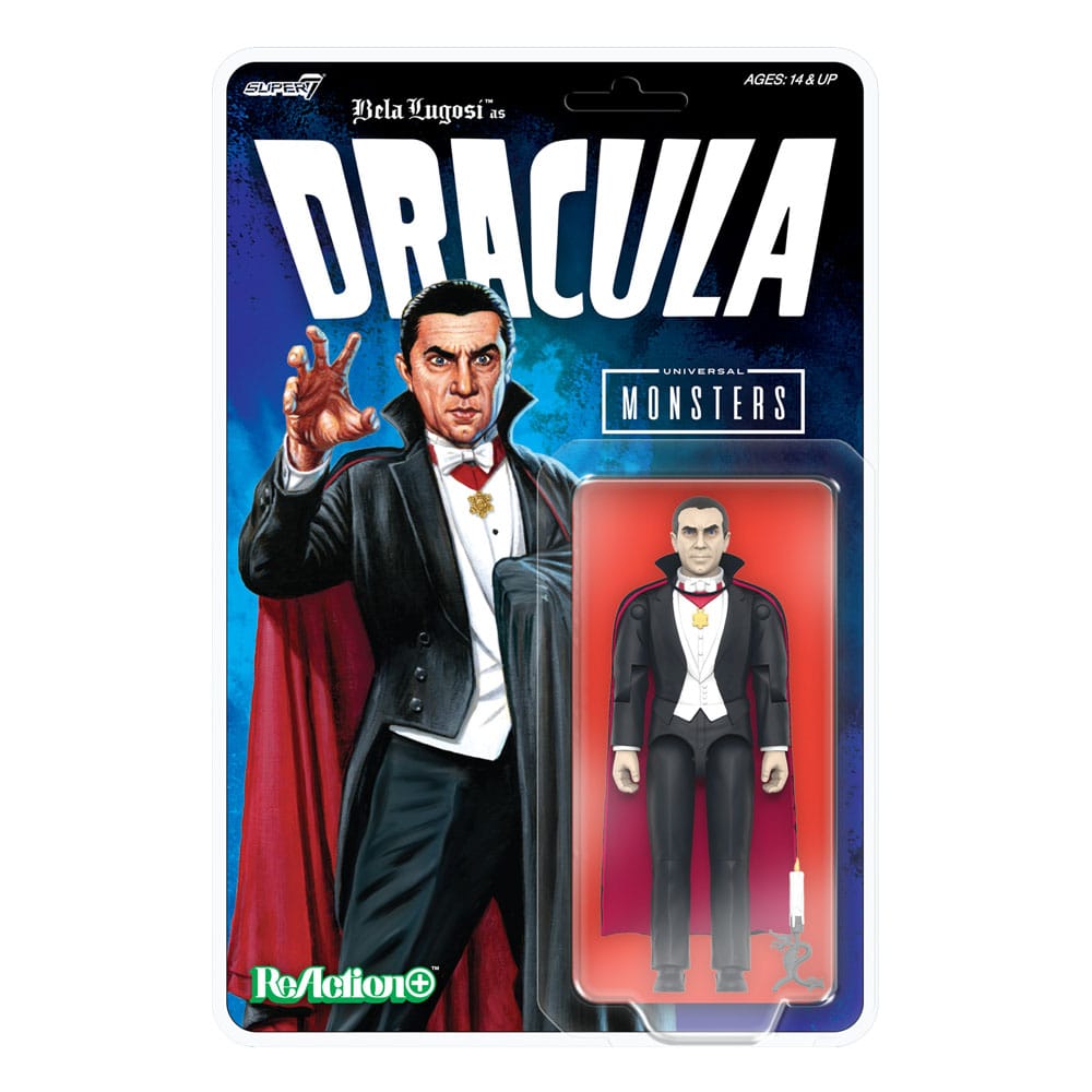 Universal Monsters ReAction+ Action Figure Wave 1 Dracula 10 cm Super7