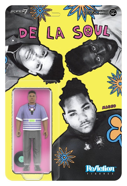 De La Soul ReAction Action Figure Wave 01 Vincent "Maseo" Mason (Me, Myself & I) Super7