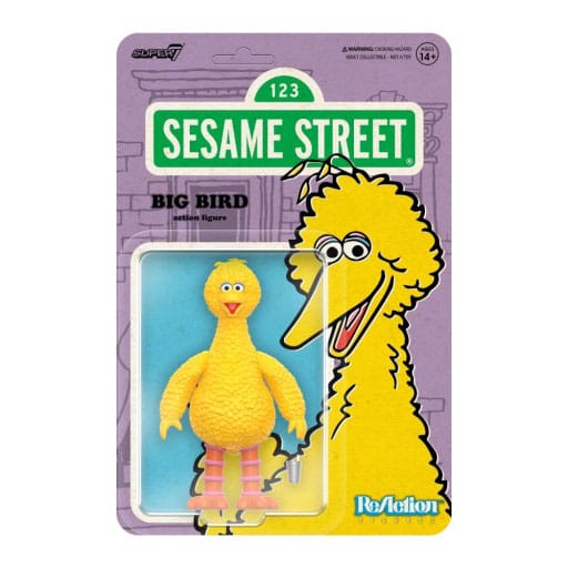 Sesame Street ReAction Action Figure Wave 03 Big Bird 10 cm Action figures