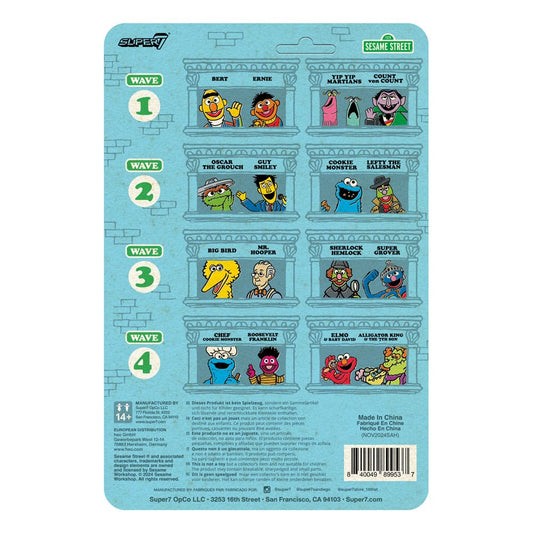 Sesame Street ReAction Action Figure Wave 04 Roosevelt Franklin 10 cm