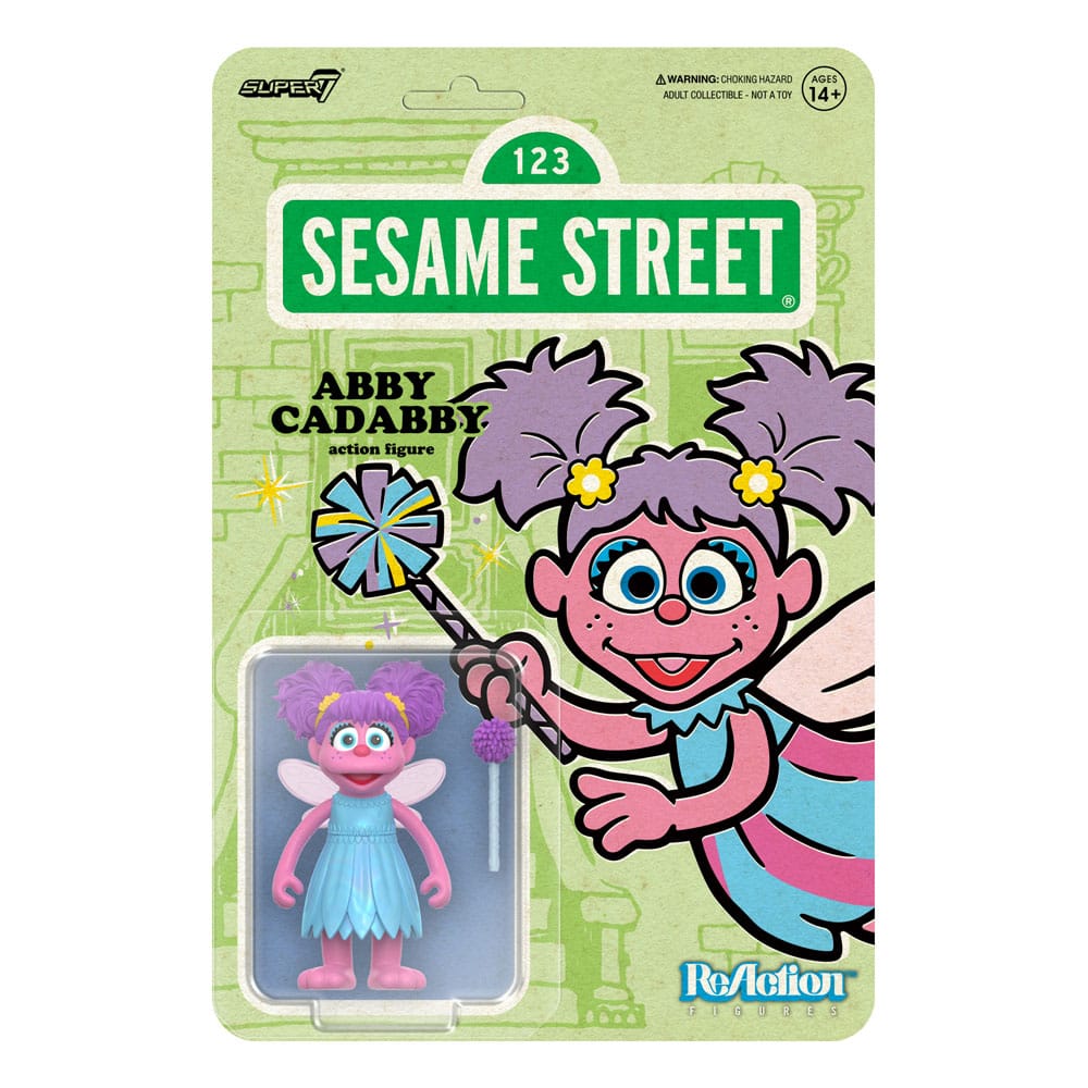 Sesame Street ReAction Action Figure Wave 05 Abby Cadabby 10 cm Super7